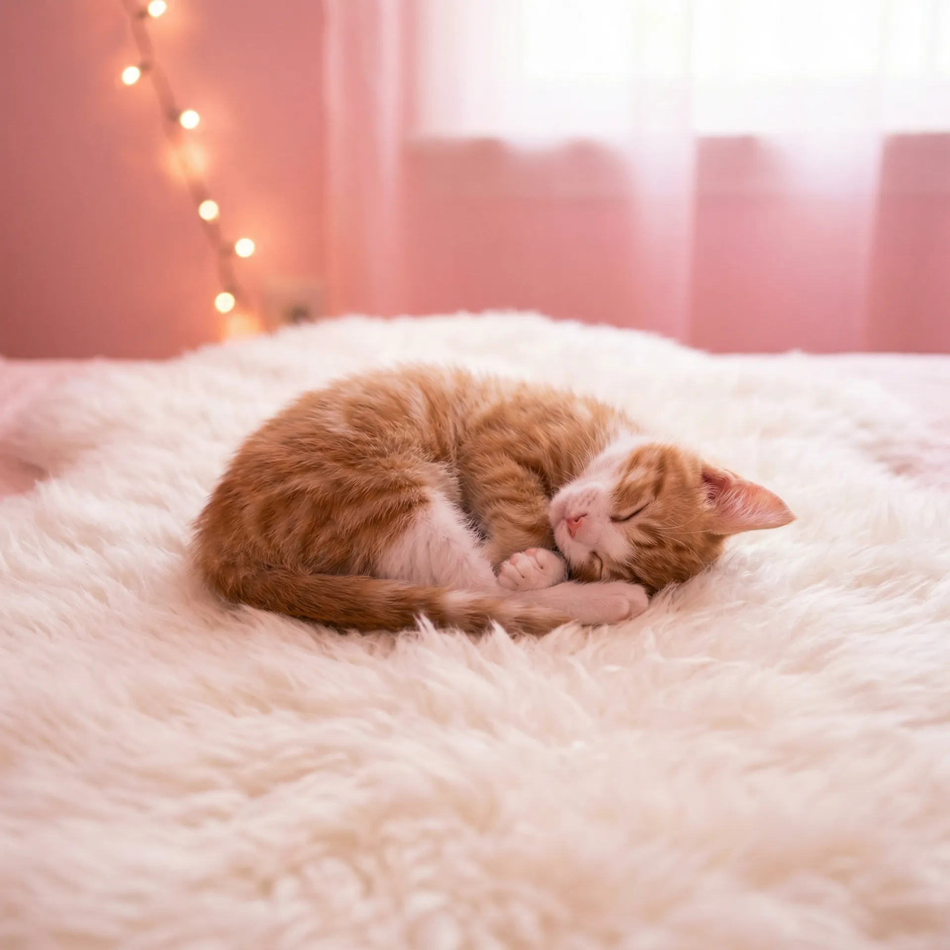 小猫蜷成一团入睡 - 娘要嫁人电视剧全集
